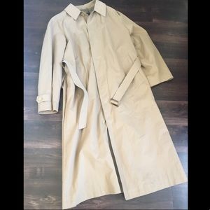 Lanvin men’s single breasted trench coat